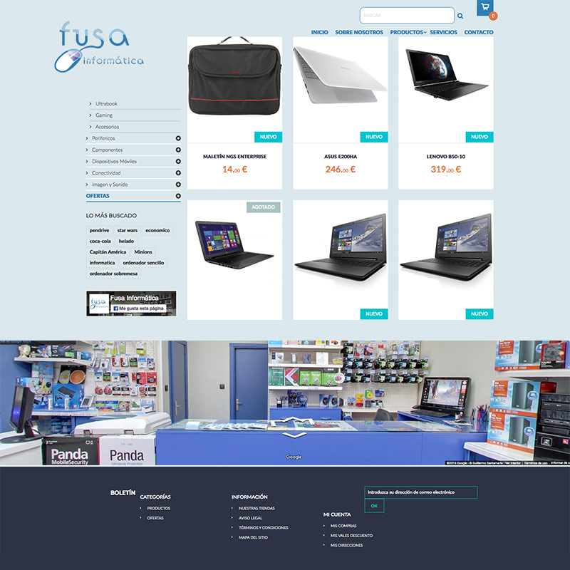 fusa informatica, tienda de informatica en bilbao